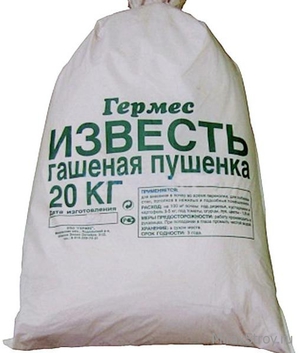 Пушонка известь