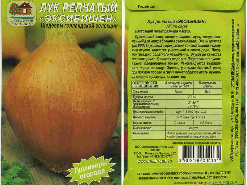 Какие существуют сорта лука Сорта репчатого лука