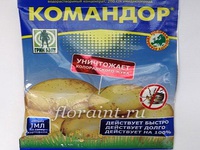 Инструкции для применения средства Командор для картофеля