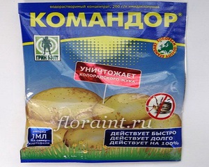 Инструкции для применения средства Командор для картофеля