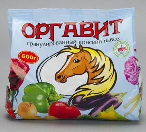 Гранулированный конский навоз